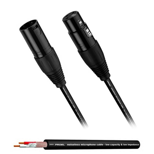 Proel XLR Male to Female Cable