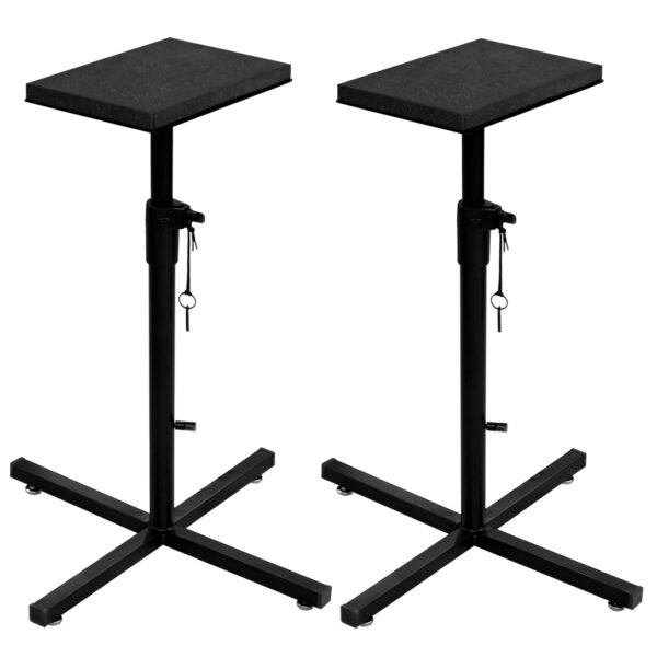 Studio Monitor Stands with Isolation Pads