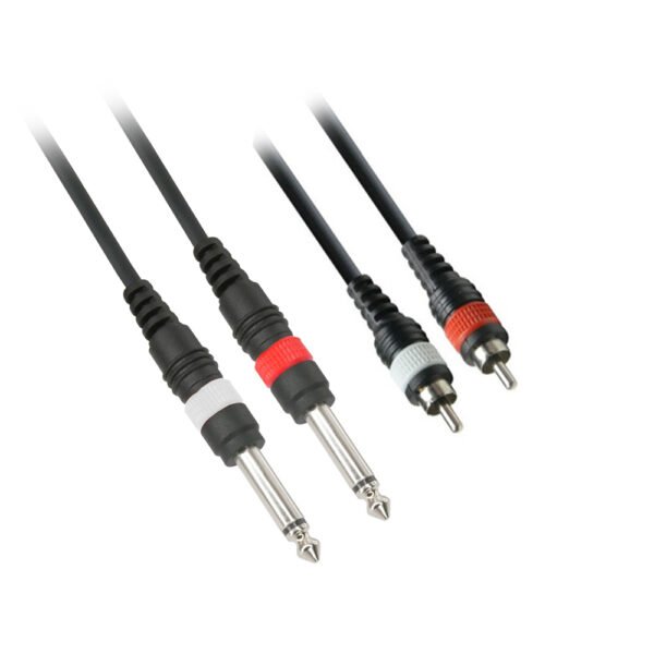 Truemagic RCA to TS Left-Right Cable 10ft