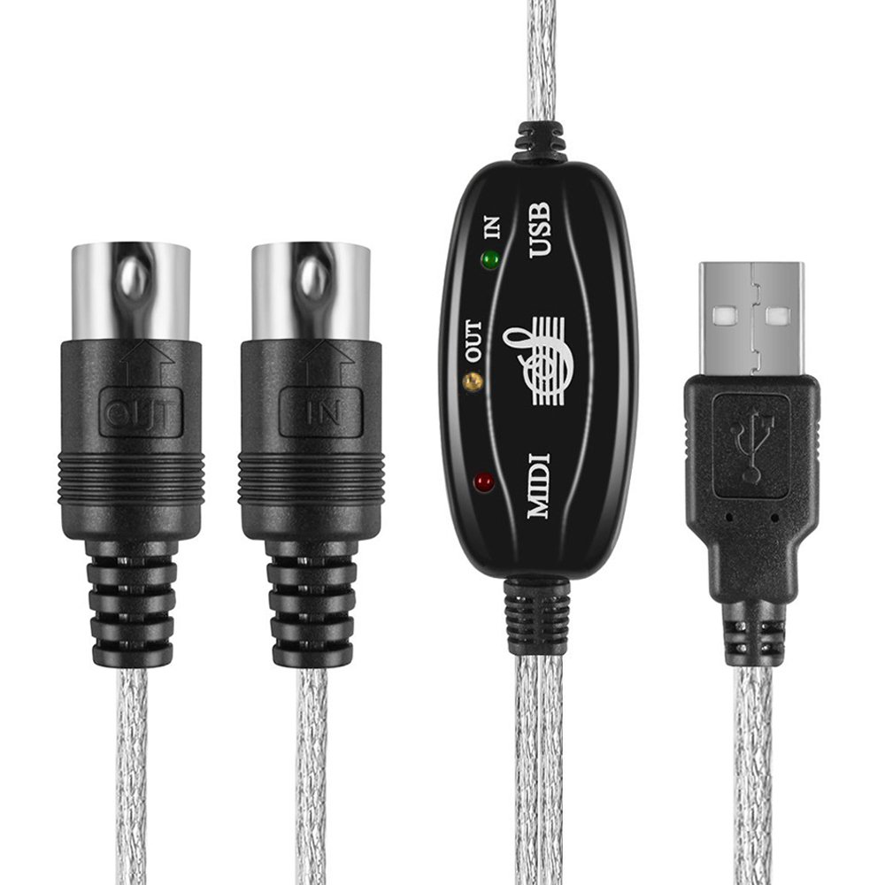 Universal MIDI to USB Interface Cable