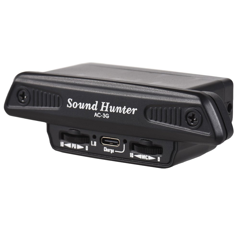 Sound Hunter AC-3G Active Sound Hole Pickup with Condenser Mic