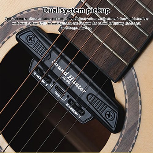 Sound Hunter AC-3G Active Sound Hole Pickup with Condenser Mic - Image 4