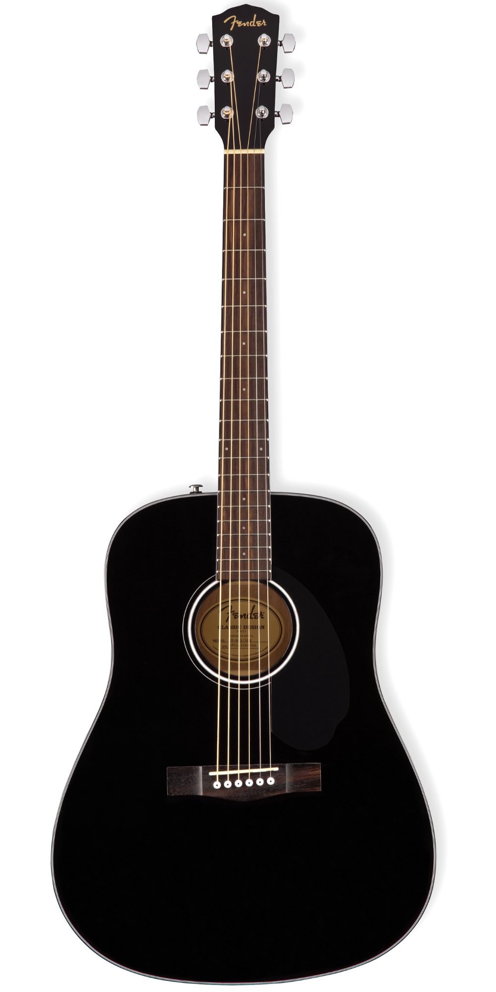 Fender CD-60S Dreadnought Acoustic Guitar - Black