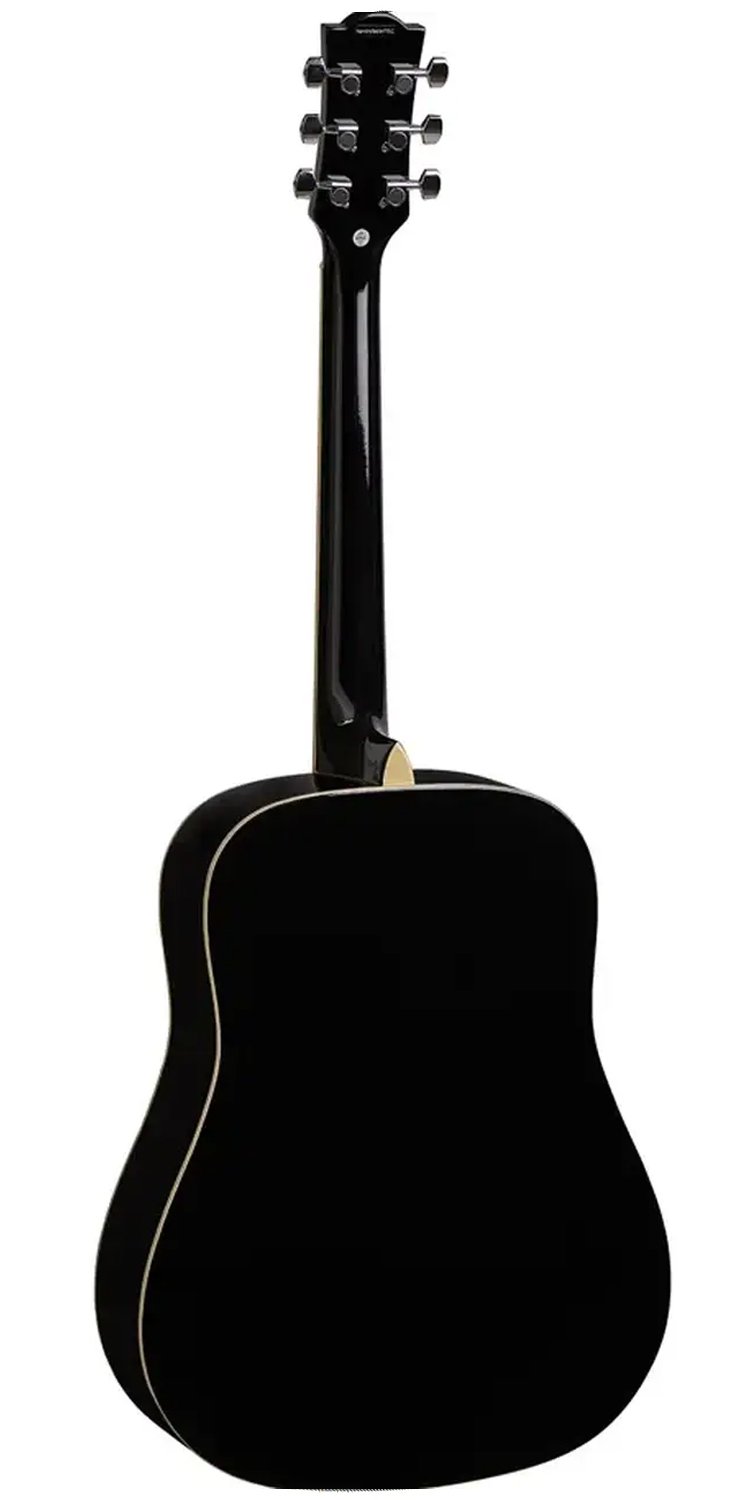 Eko Ranger 6 Acoustic Guitar - Black - Image 2