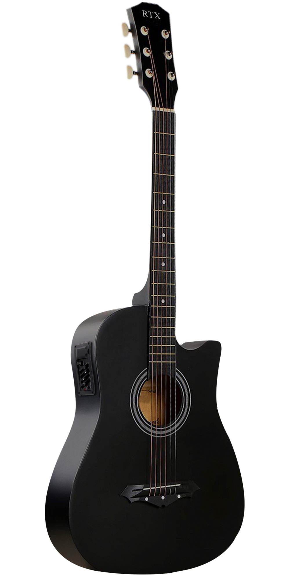 Student Semi Acoustic Guitar High Grade – Black