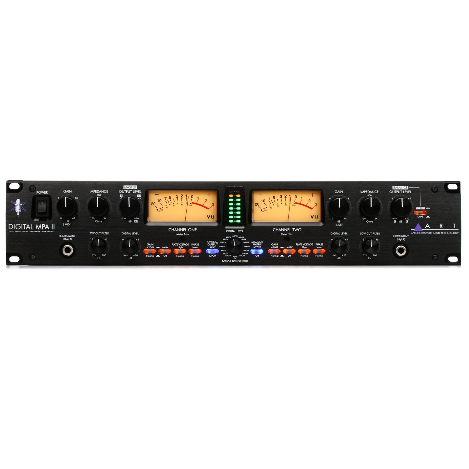 ART Digital MPA II 2-channel Tube Microphone Preamp